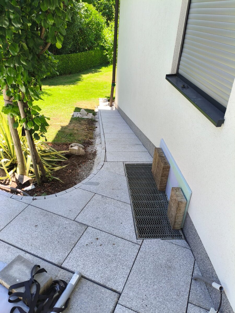 Gartenpflasterung